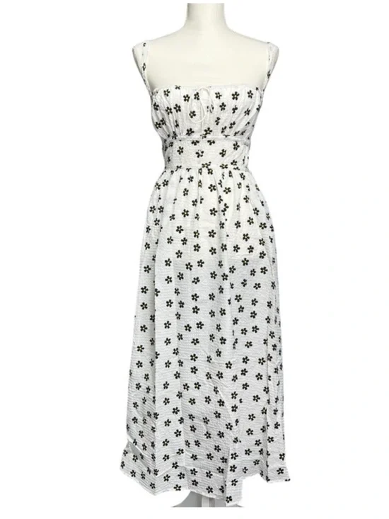 For Love & Lemons Brenda Midi Dress NWT XL Floral Cottagecore Romantic - Picture 2 of 9